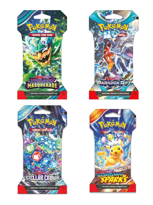 Scarlet & Violet Booster Pack Variety Bundle In Pokemon Trading Cards