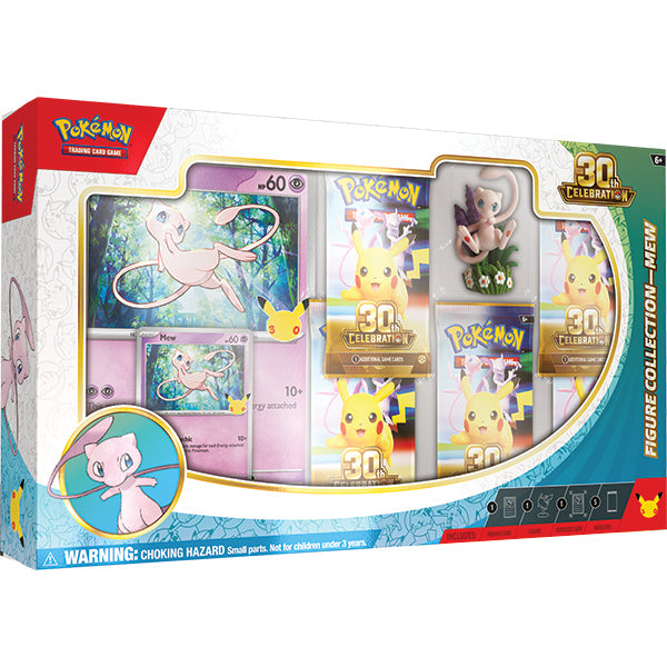 Pokemon TCG: 30th Celebration- Figure Collection (Mew or Mewtwo) [Random Variant] In Pokemon Trading Cards