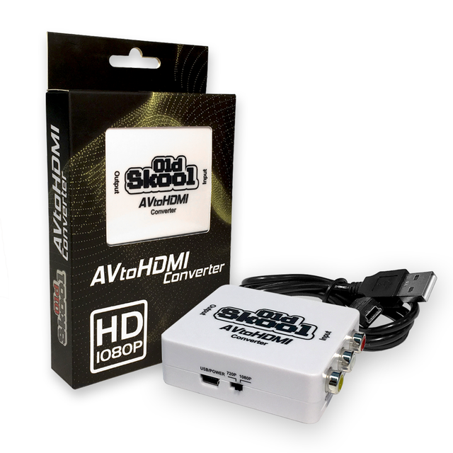 Old Skool AV to HD Converter for Nintendo, PlayStation, Xbox and More