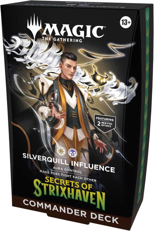 Commander Deck - Silverquill Influence  Secrets of Strixhaven - In Magic the Gathering (Special Order)