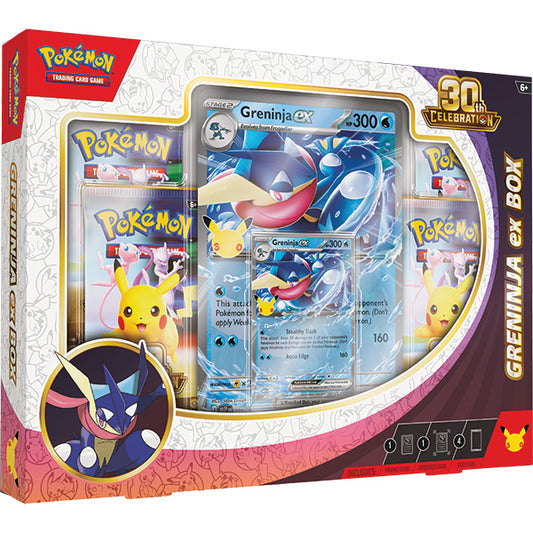 Pokemon TCG: 30th Celebration- ex Box (Sylveon ex or Greninja ex) [Random Variant] In Pokemon Trading Cards