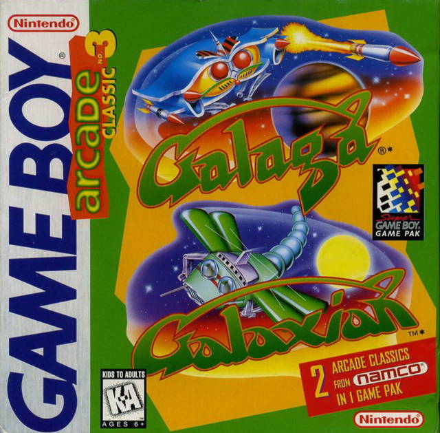 Arcade Classic 3: Galaga and Galaxian for Original Nintendo Game Boy