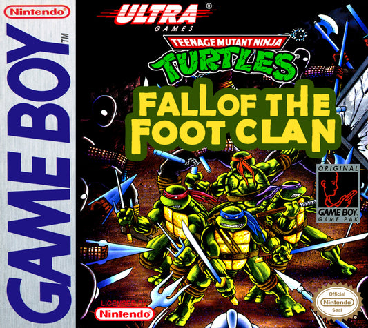 Teenage Mutant Ninja Turtles Fall of the Foot Clan for Original Nintendo Game Boy