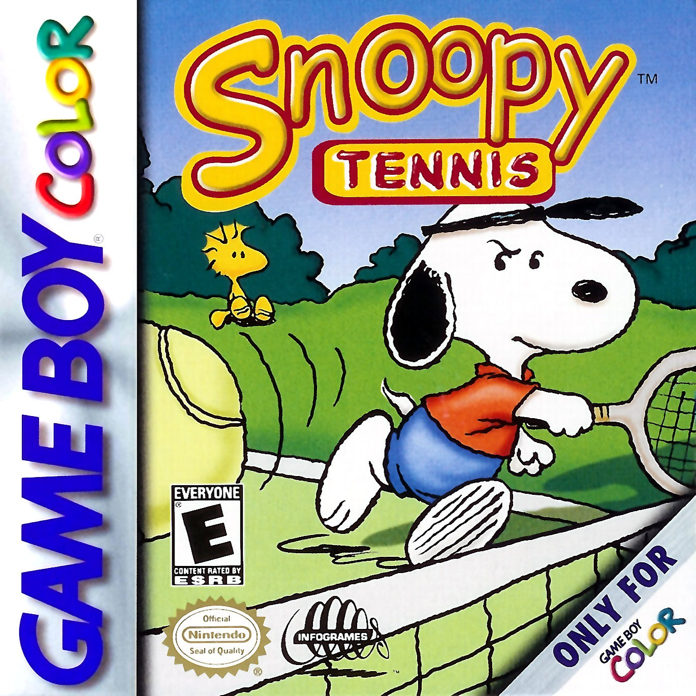 Snoopy Tennis for Nintendo Game Boy Color
