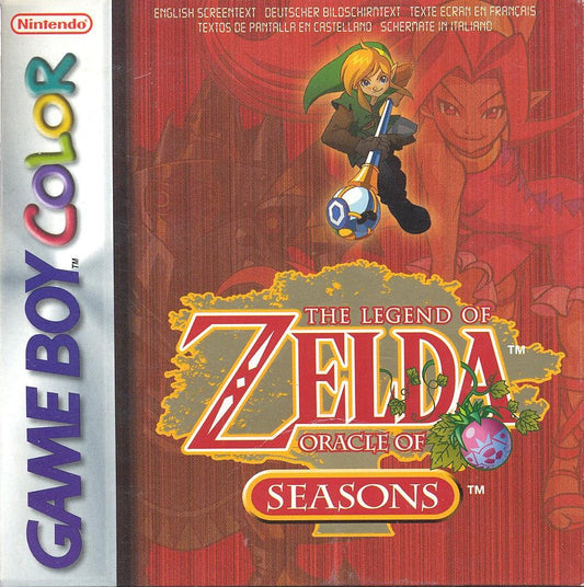 Zelda Oracle of Seasons for Nintendo Game Boy Color