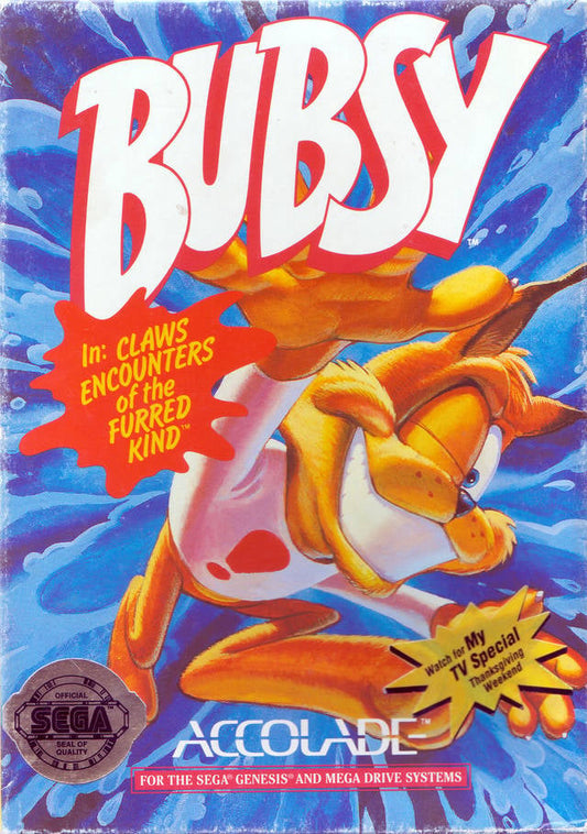 Bubsy for Sega Genesis