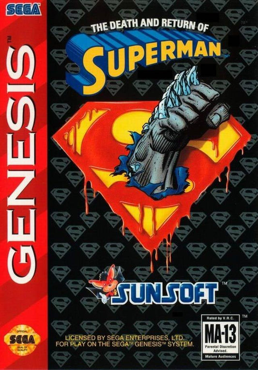 The Death and Return of Superman for Sega Genesis