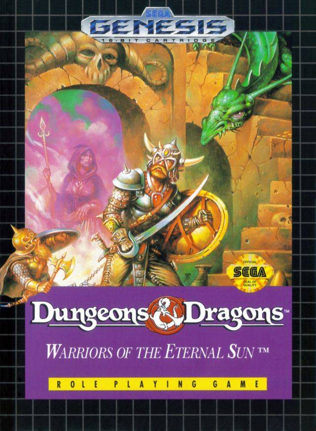 Dungeons & Dragons Warriors of the Eternal Sun for Sega Genesis