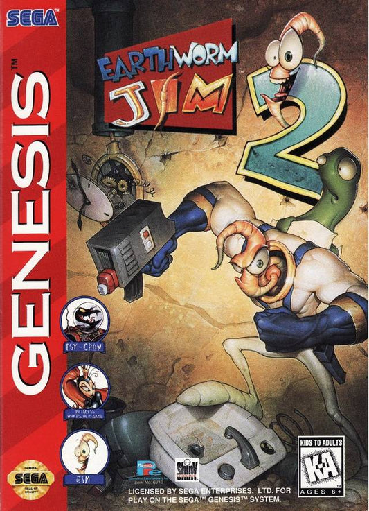 Earthworm Jim 2 for Sega Genesis