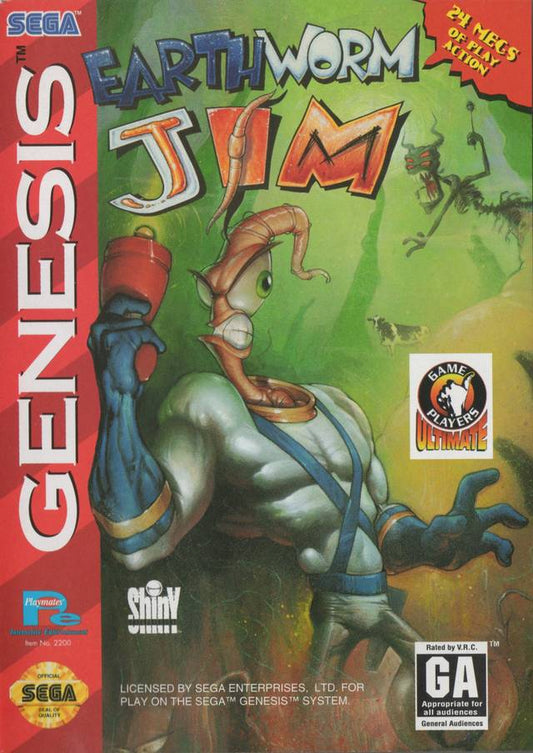 Earthworm Jim for Sega Genesis