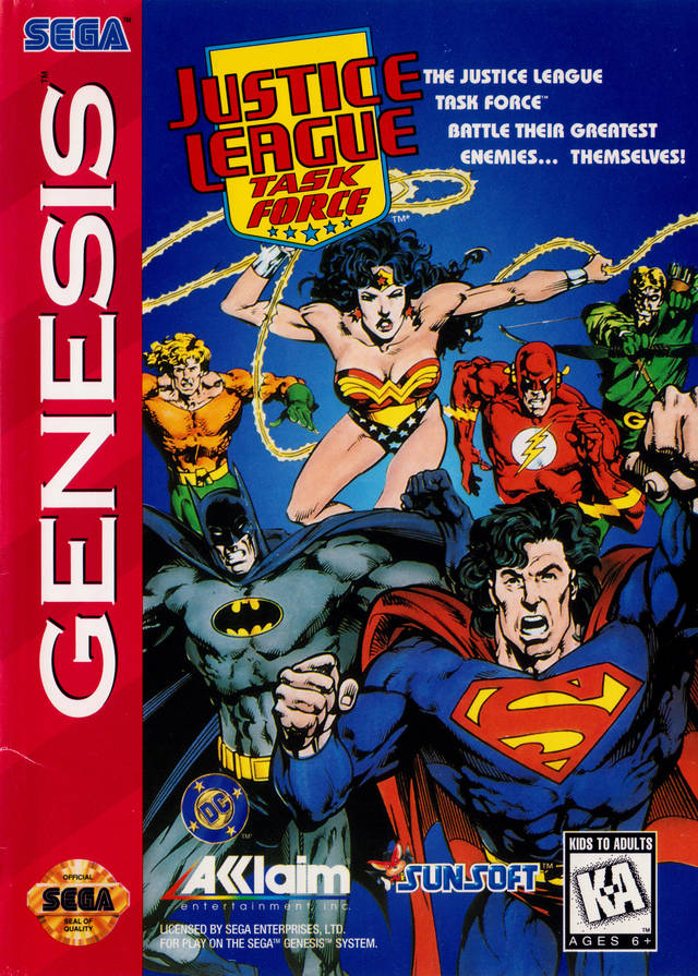 Justice League Task Force for Sega Genesis