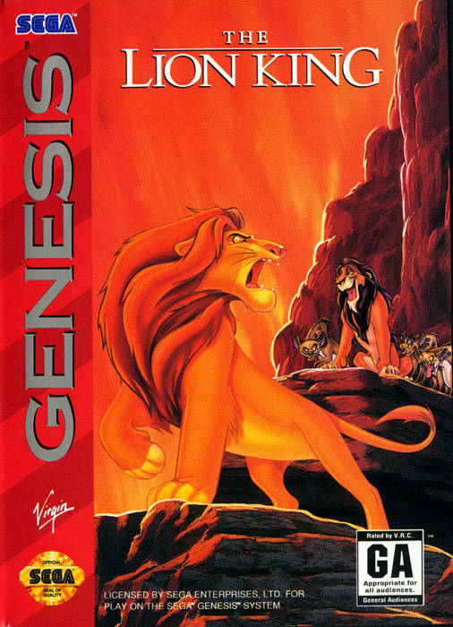 Lion King for Sega Genesis