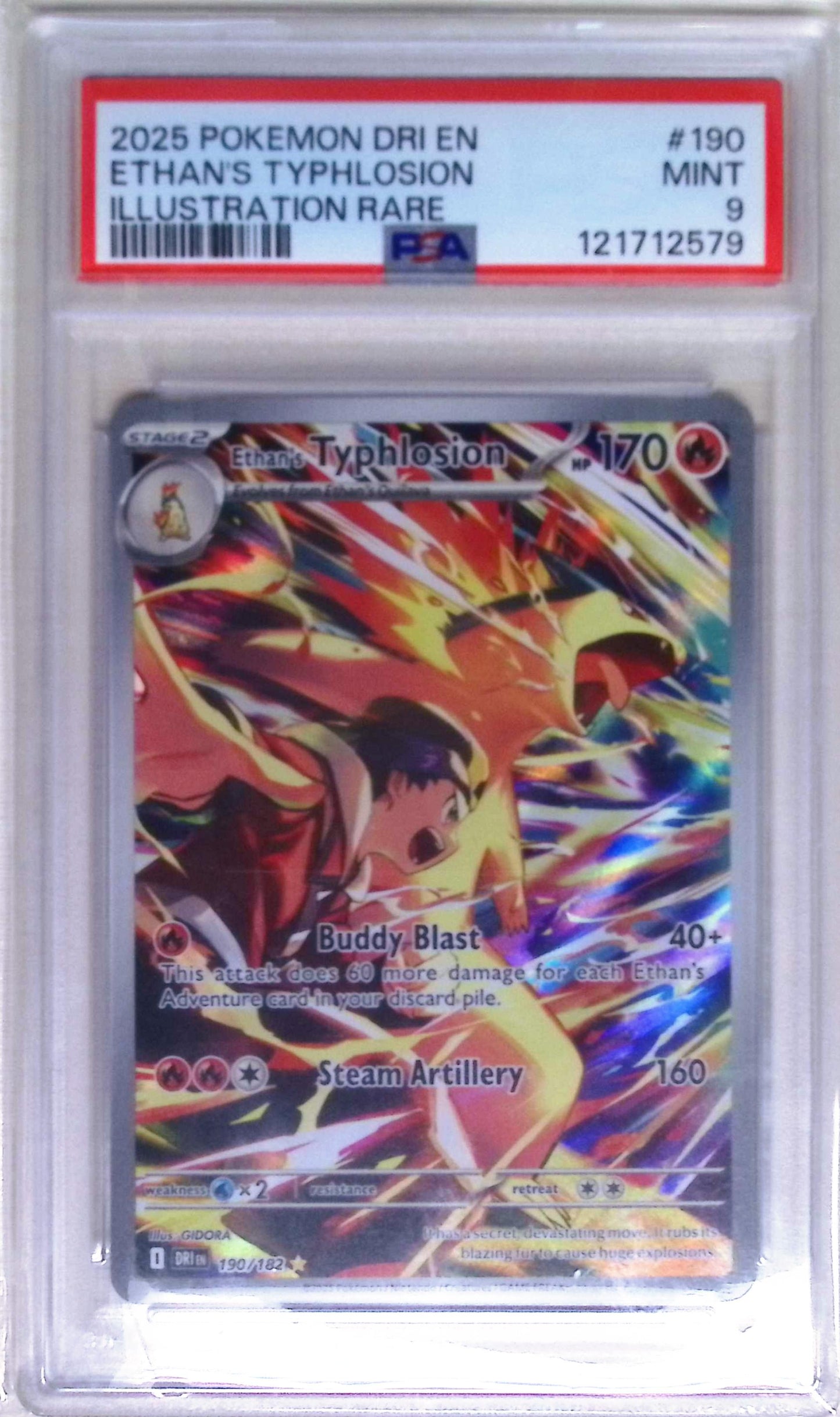 Ethan's Typhlosion #190 (Pokemon Destined Rivals) in PSA Graded Pokemon Singles