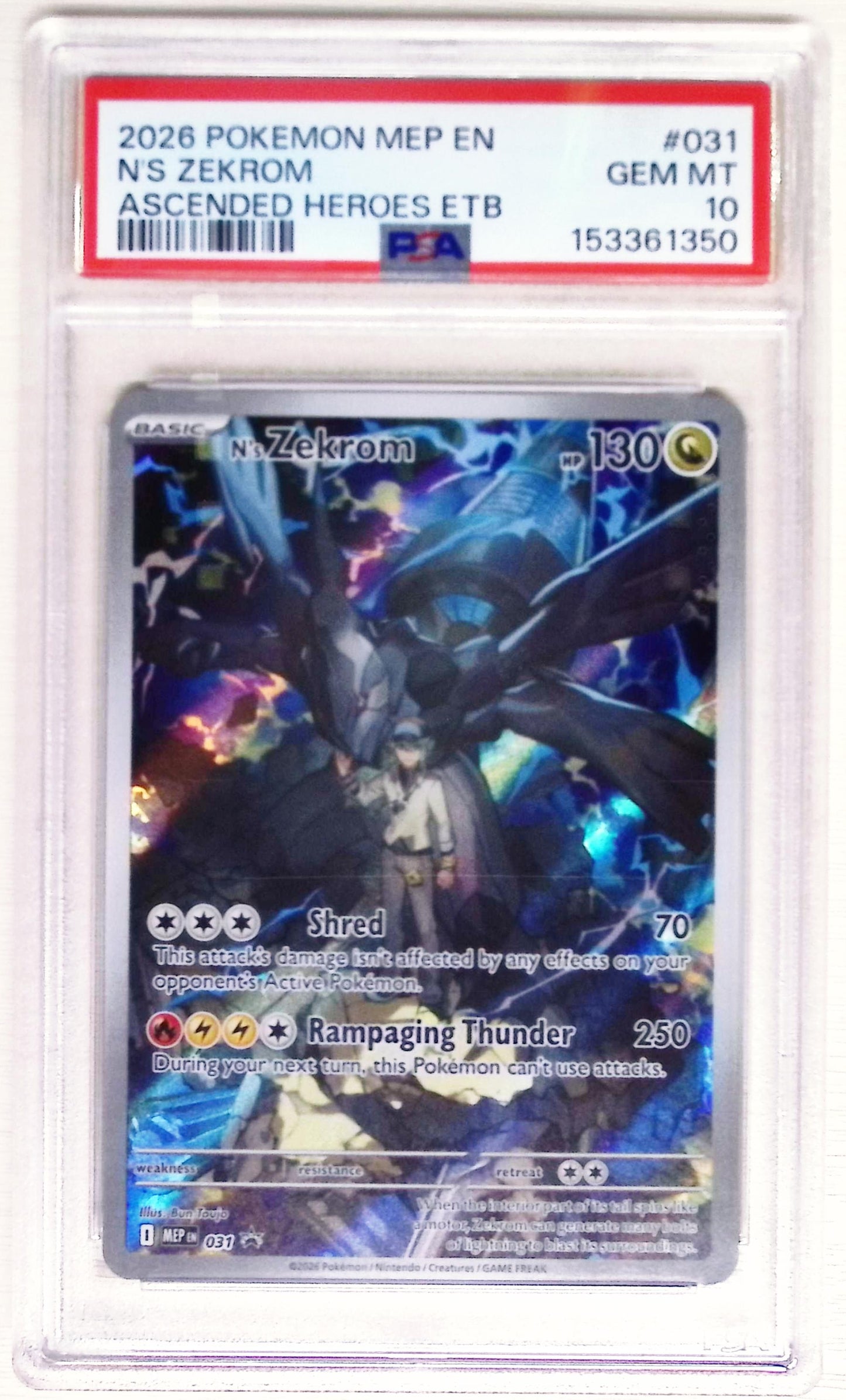 N's Zekrom #31 Pokemon Promo in PSA Graded Pokemon Singles