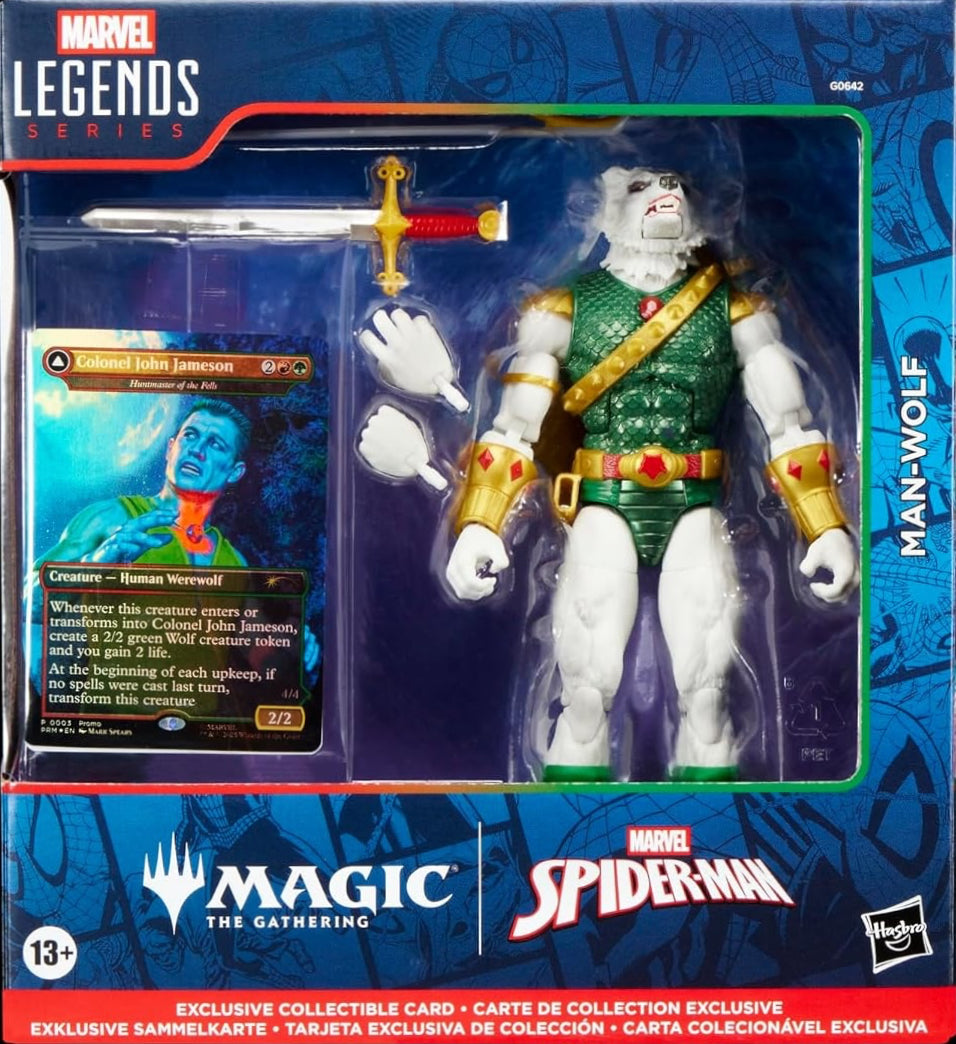 Hasbro Marvel Legends Series Magic: The Gathering Man-Wolf 6-in Action Figure