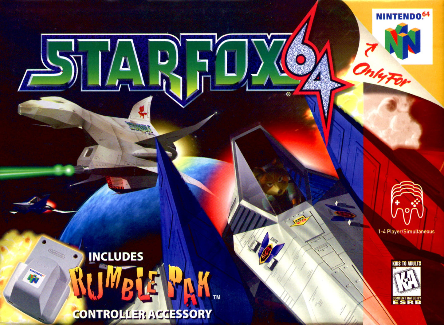 Star Fox 64 for Nintendo 64