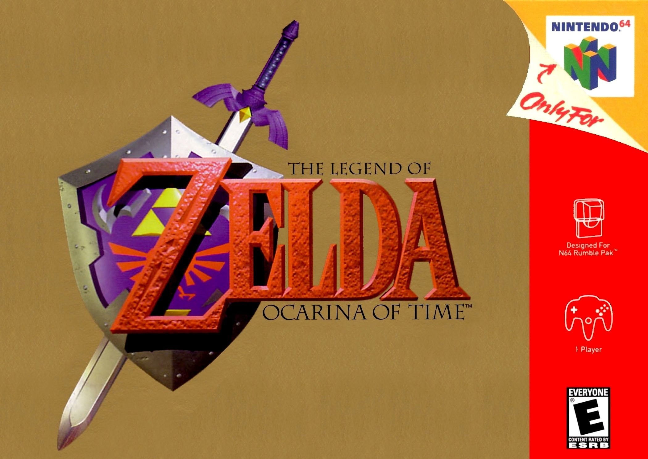 Zelda Ocarina of Time [Collector's Edition] (Gold) for Nintendo 64