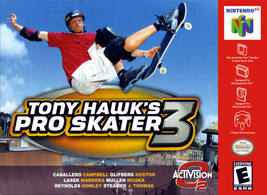 Tony Hawk 3 for Nintendo 64