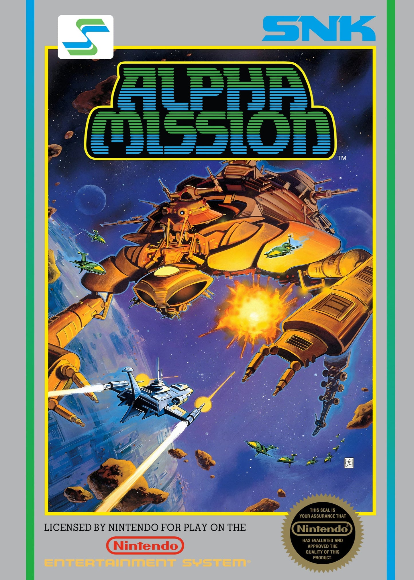 Alpha Mission for Nintendo Entertainment System (NES)