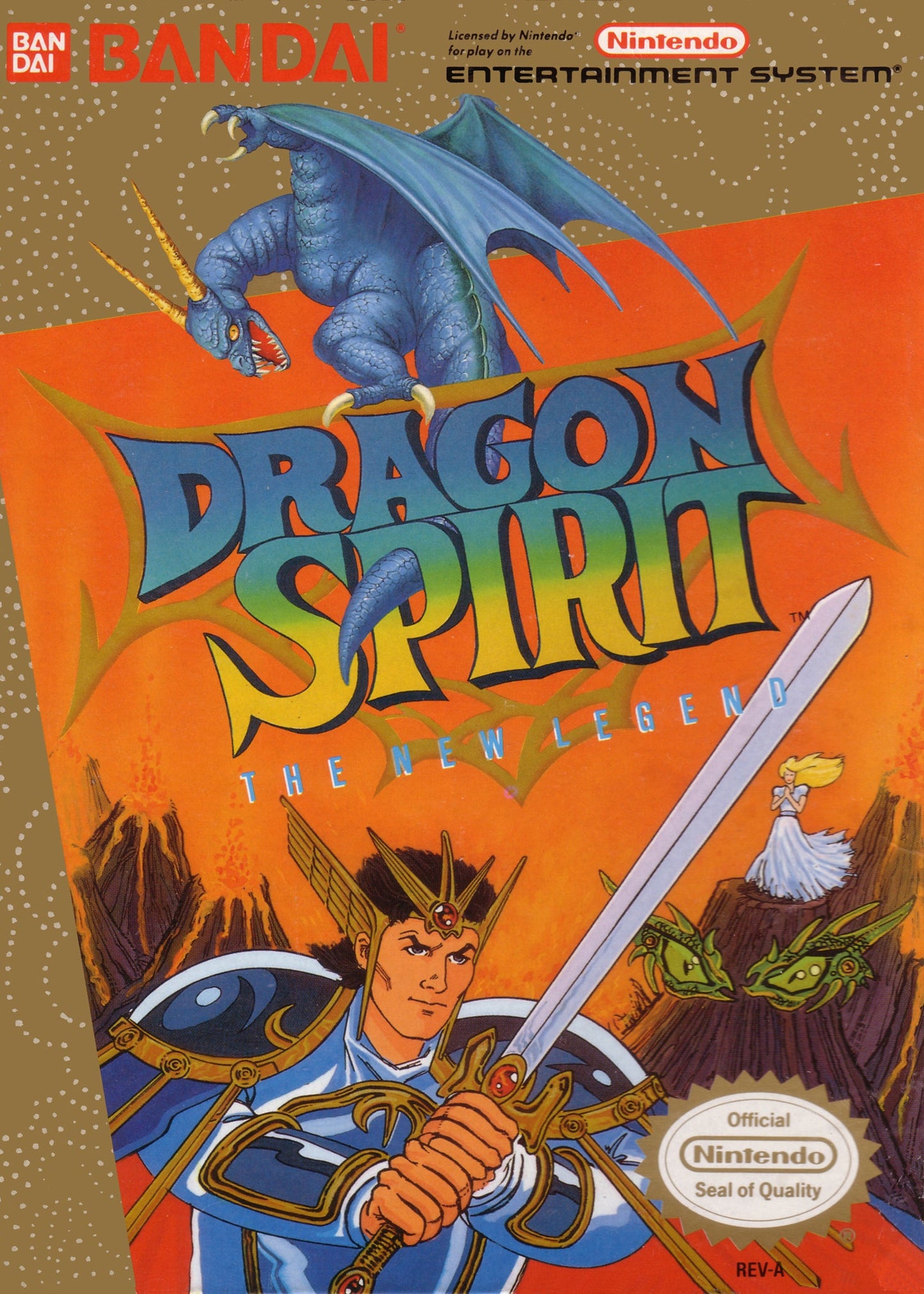 Dragon Spirit for Nintendo Entertainment System (NES)