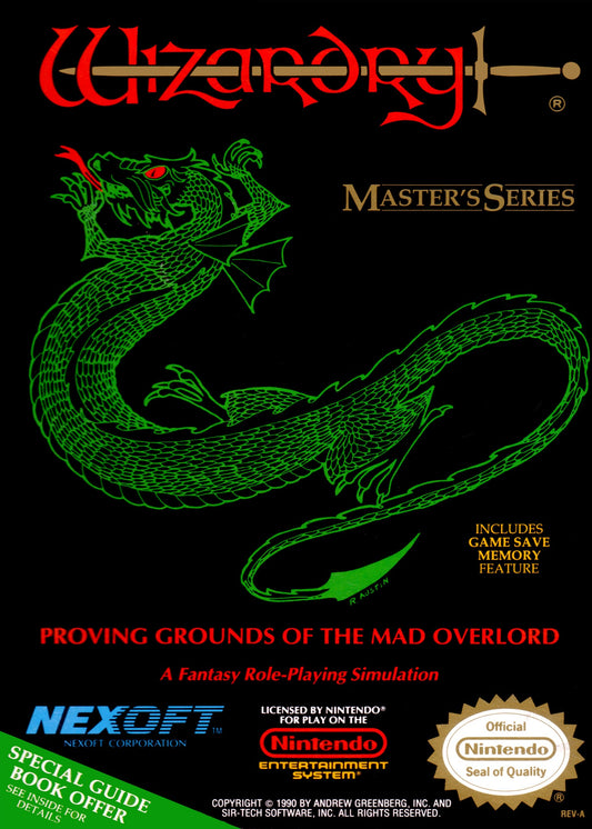 Wizardry: Proving Grounds of the Mad Overlord for Nintendo Entertainment System (NES)