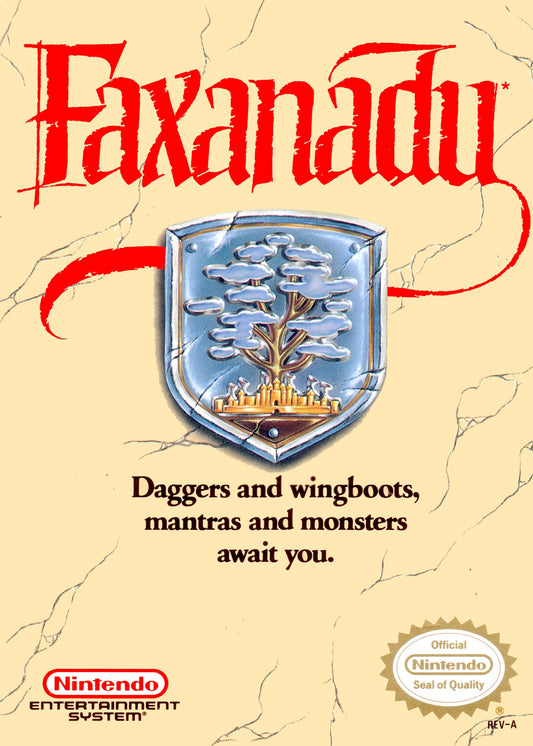 Faxanadu for Nintendo Entertainment System (NES)