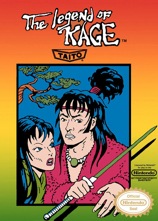 Legend of Kage for Nintendo Entertainment System (NES)