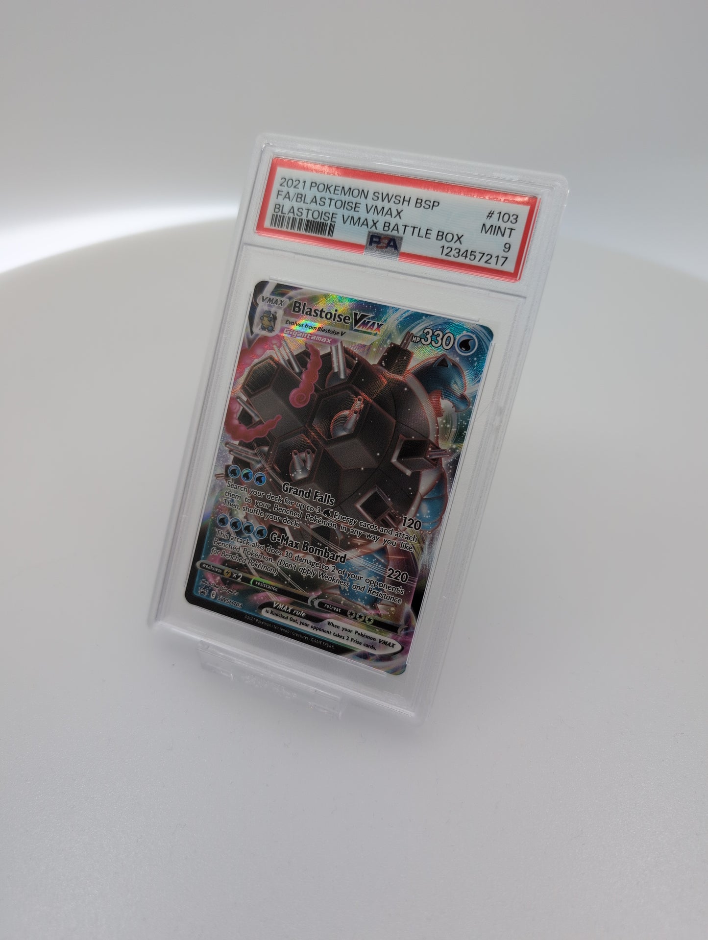 Blastoise VMAX #SWSH103 (Pokemon Promo) in PSA Graded Pokemon Singles