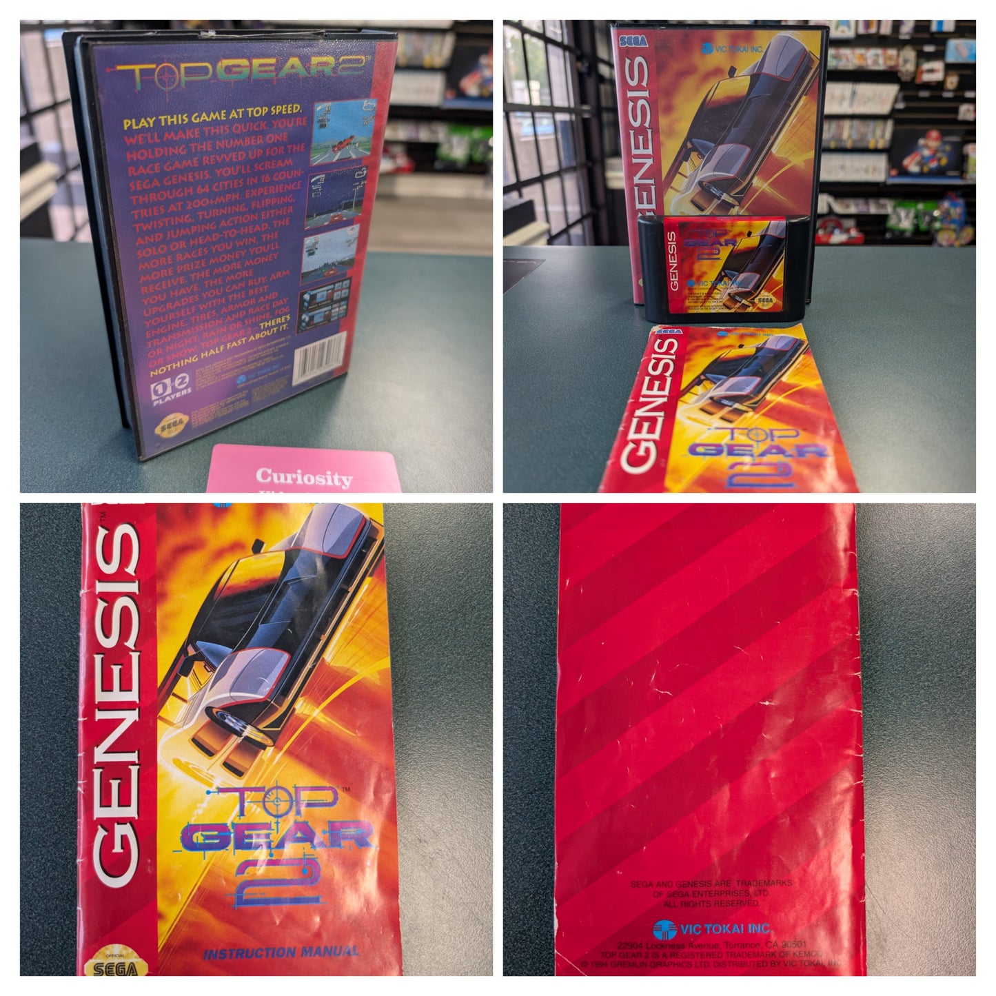 Top Gear 2 for Sega Genesis