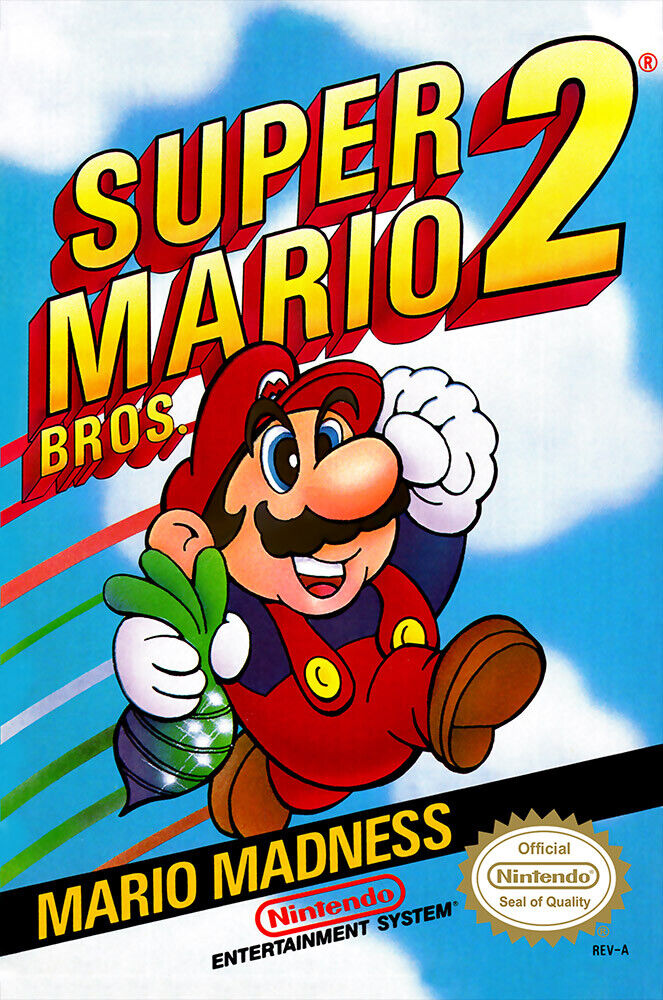 Super Mario Bros 2 for Nintendo Entertainment System (NES)