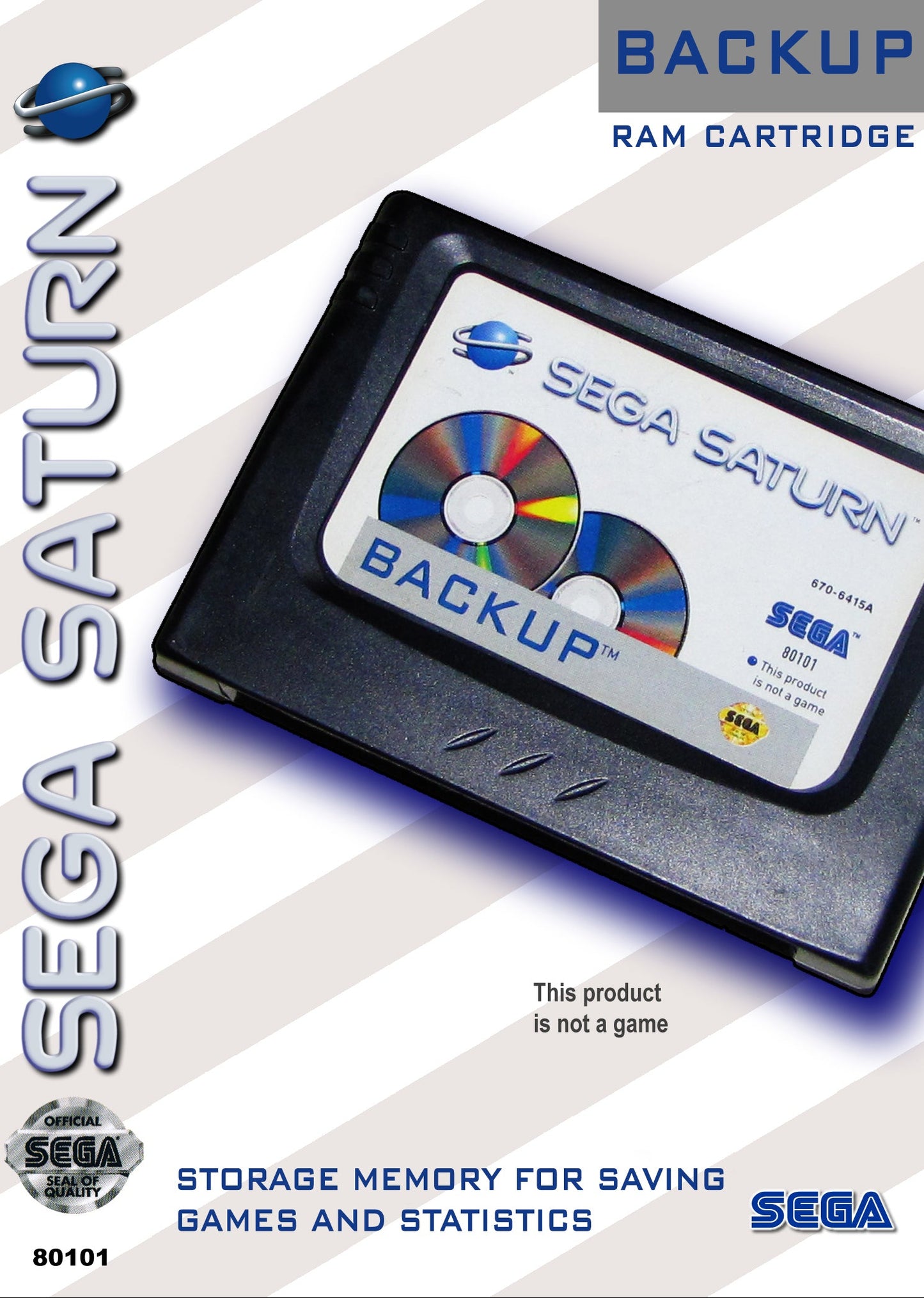 Backup RAM Cart for Sega Saturn