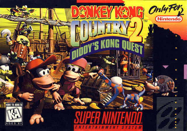 Donkey Kong Country 2 Diddy's Kong Quest for Super Nintendo