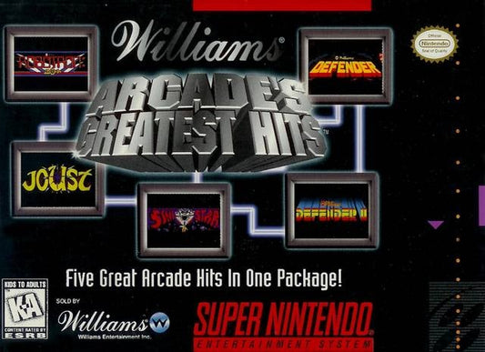 Williams Arcade's Greatest Hits for Super Nintendo